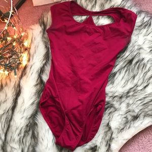 BLOCH Mirella leotard with back cut outs S